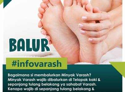 Balur Varash Wajib di tulang belakang dan telapak kaki??