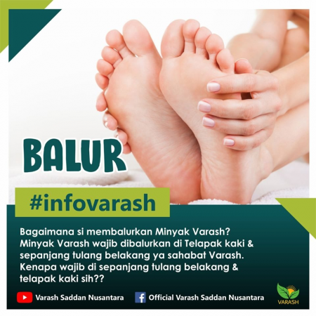 Balur Varash Wajib di tulang belakang dan telapak kaki??