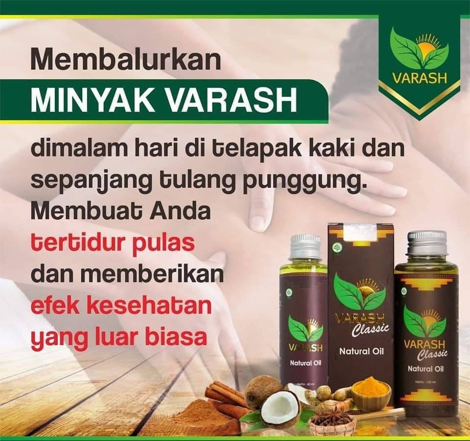 balurkan varash sebelum tidur