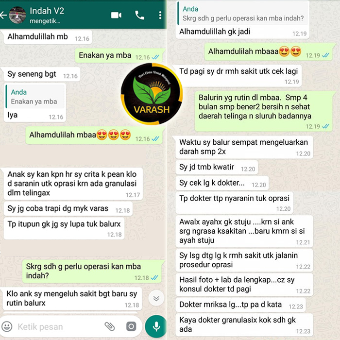 granulasi terbantu minyak varash classic oil