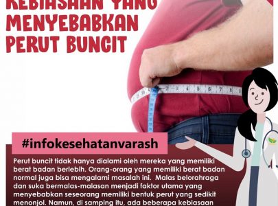 Kebiasaan Yang Menyebabkan Perut Buncit