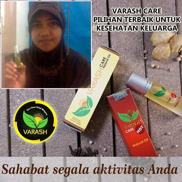 sakit kepala terbantu minyak varash care hot oil