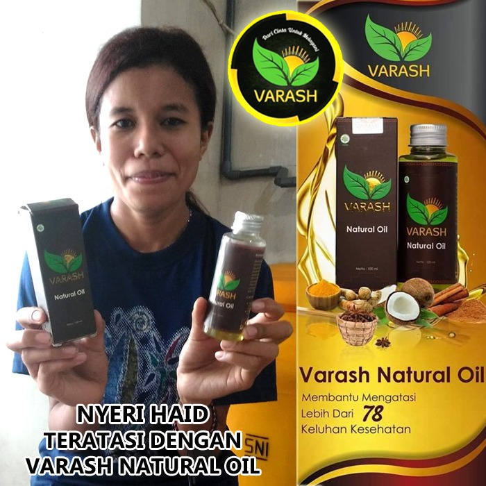 nyeri haid terbantu dengan minyak varash classic oil