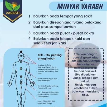 Cara Pemakaian Minyak Varash yang Efektif