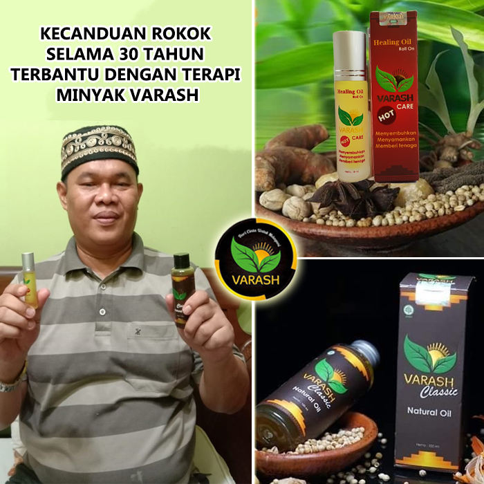 kecanduan rokok terbantu minyak varash classic oil