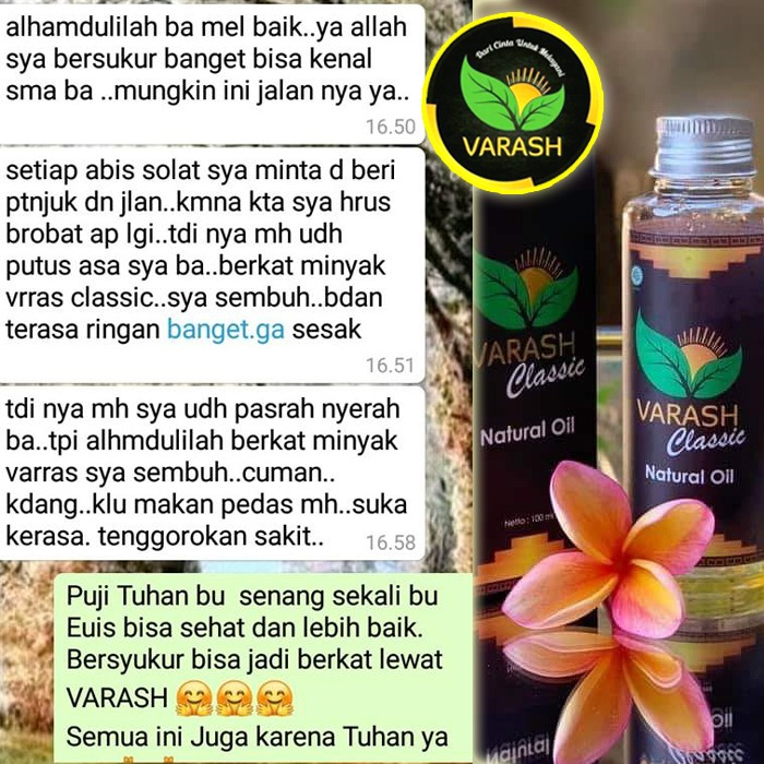 sesak nafas terbantu minyak varash classic oil