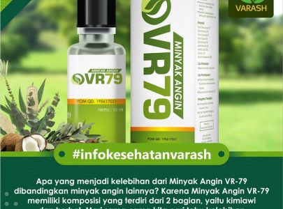 Kelebihan Minyak Angin VR-79