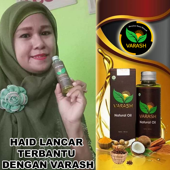 haid lancar kembali terbantu varash natural classic oil