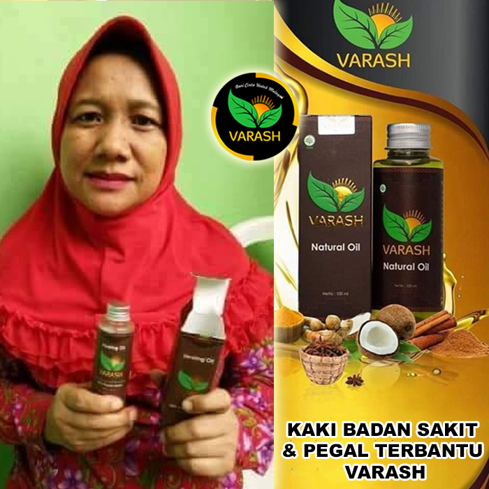 pegal kaki badan terbantu varash natural oil