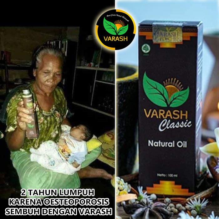 lumpuh 2 tahun terbantu varash natural classic oil