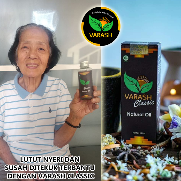 nyeri lutut terbantu varash natural classic oil