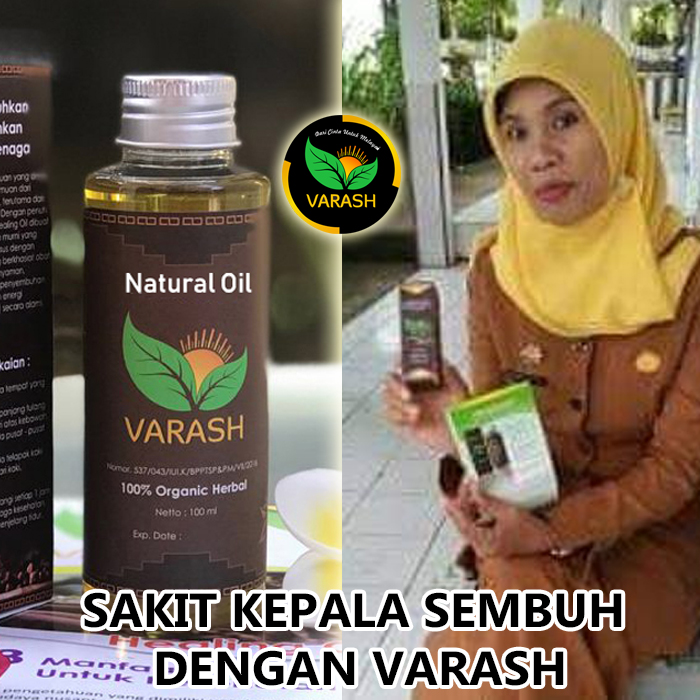 sakit kepala tuntas dengan varash natural classic oil