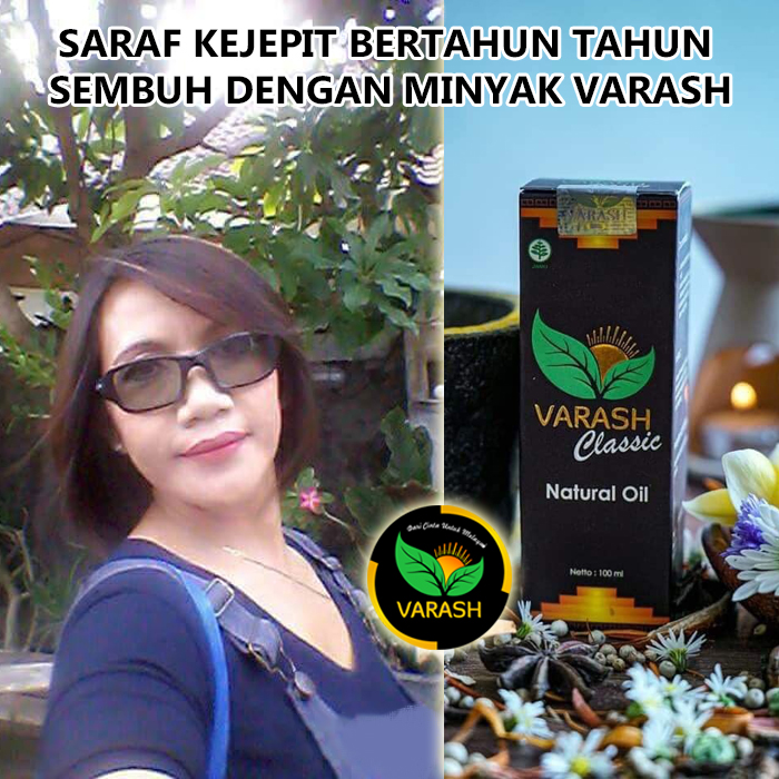 saraf kejepit terbantu varash natural classic oil