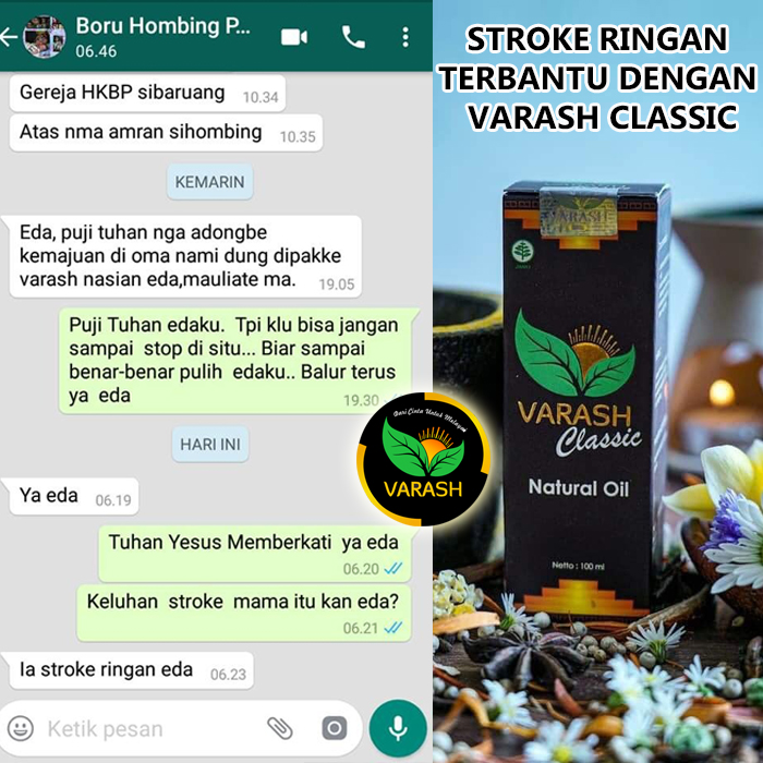 stroke terbantu varash natural classic oil