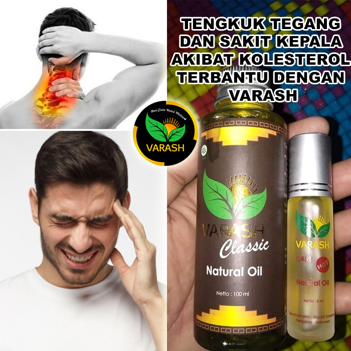 tengkuk tegang terbantu varash natural classic oil