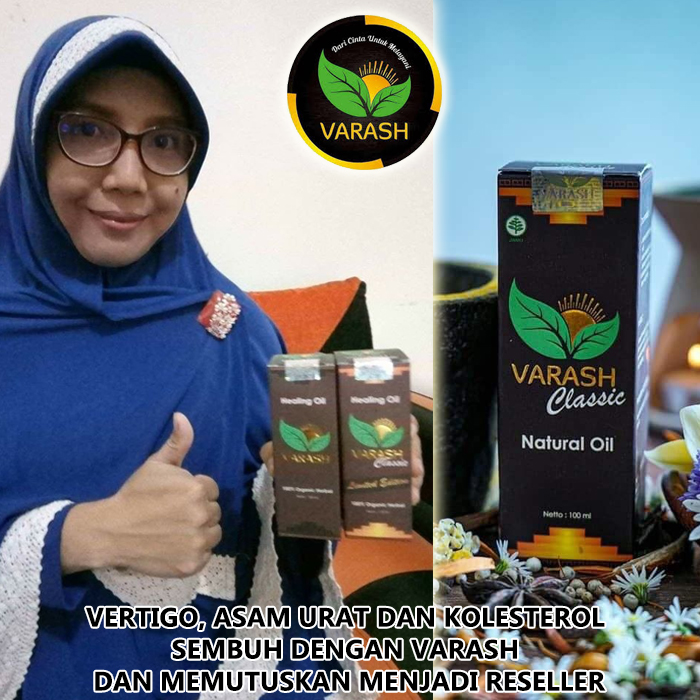 vertigo asam urat terbantu minyak varash classic oil