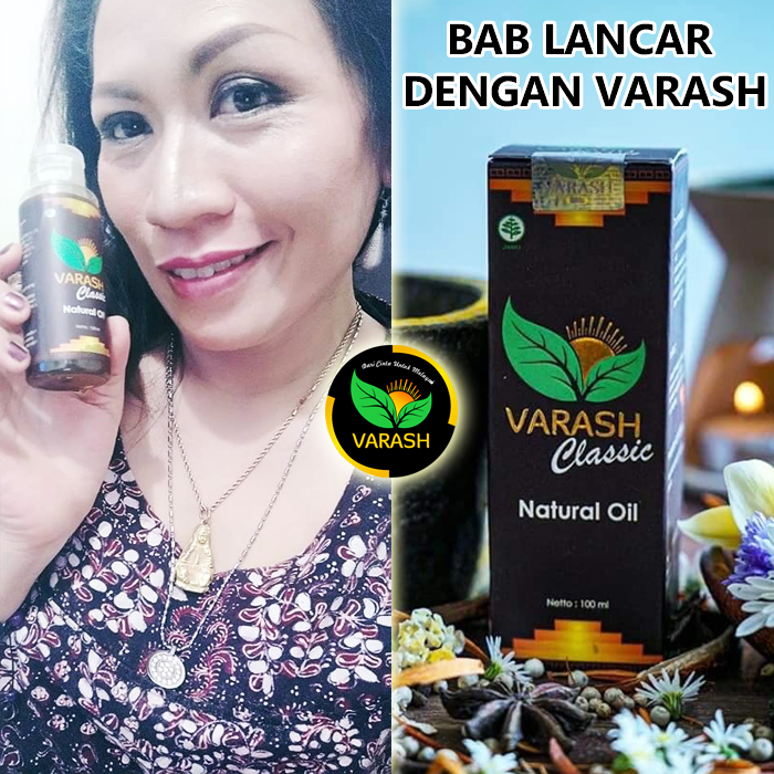 biang keringat terbantu varash natural classic oil