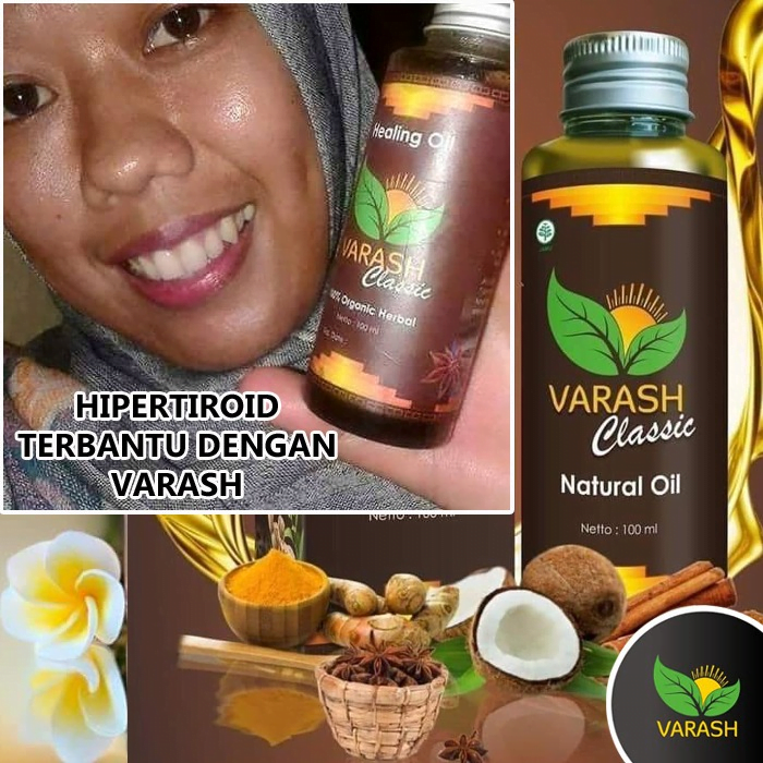 hiper tiroid terbantu varash natural classic oil