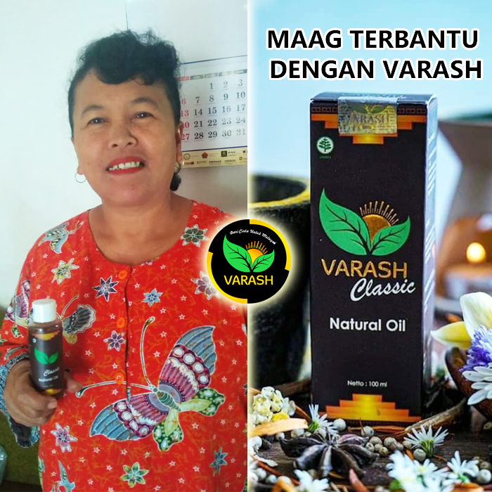 biang keringat terbantu varash natural classic oil