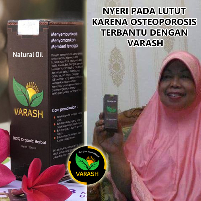 nyeri lutut terbantu varash natural classic oil