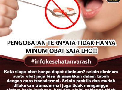 PENGOBATAN TERNYATA TIDAK HANYA MINUM OBAT SAJA LHO!!