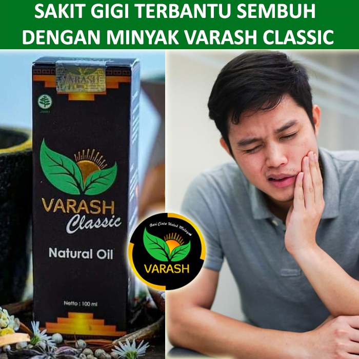 sakit gigi terbantu varash natural classic oil
