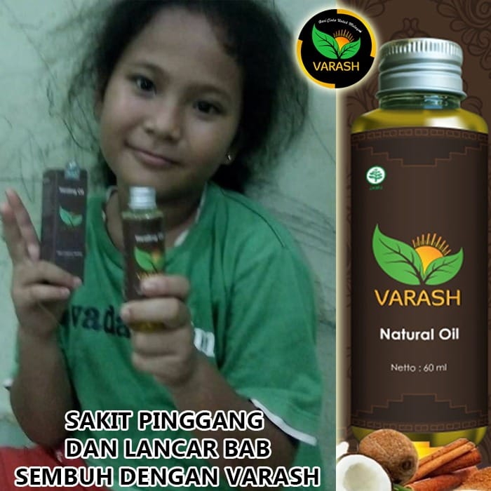 sakit pinggang bab lancar terbantu varash natural classic oil