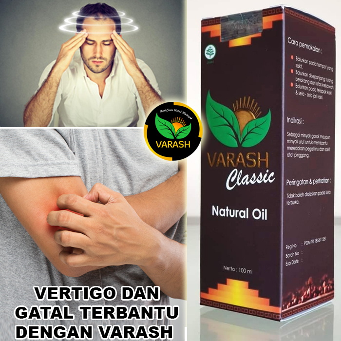 vertigo gatal terbantu varash natural classic oil