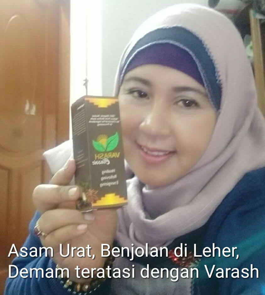 JATUH CINTA KARENA VARASH MEMBANTU BENJOLAN DI LEHER DAN ASAM URAT